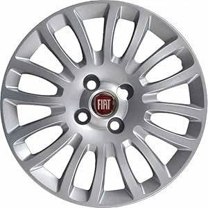 Kit di 4 copricerchi adattabili - per FIAT GRANDE PUNTO modello 2008 - diametro 15"