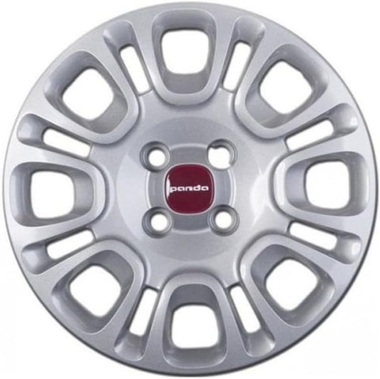 Kit di 4 copricerchi adattabili - per FIAT PANDA modello 2012 - diametro 14"