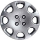 Kit di 4 copricerchi adattabili - per PEUGEOT 107 - diametro 15"