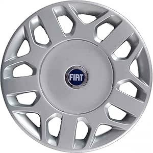 Kit di 4 copricerchi adattabili - per FIAT MULTIPLA Restyling modello 2004 (LOGO BLU)  - diametro 15"