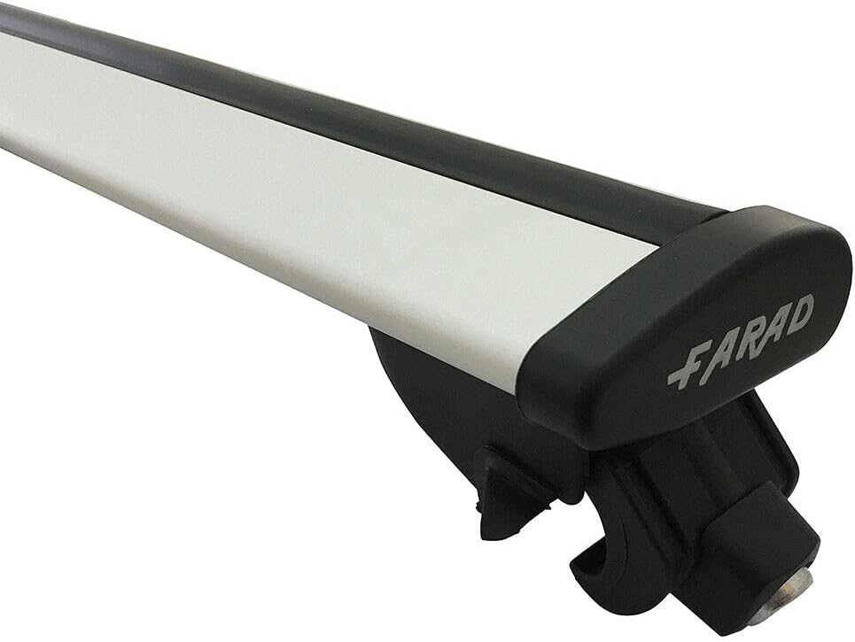 Barre portatutto SM + AERODYNAMIC GREY in alluminio compatibili con LYNK & CO. 01 dal 2012 in poi con corrimani alti railing aperti