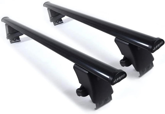 Barre portatutto BS + IRON5 compatibili con SUZUKI SWIFT VII (5 porte) dal 2024 in poi, portapacchi in acciaio per auto senza railing sul tetto