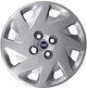 Kit di 4 copricerchi adattabili - per FIAT PUNTO SOUND 2002> (LOGO BLU) - diametro 13"