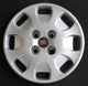 Kit di 4 copricerchi adattabili - per FIAT PUNTO SX (seconda serie) versione '99 (LOGO ROSSO) - diametro 13"