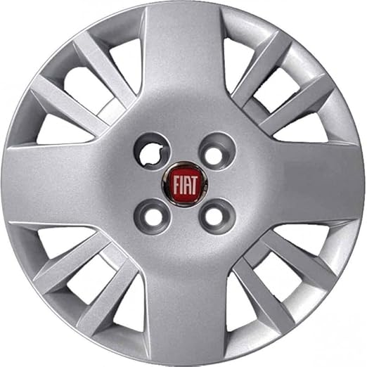 Kit di 4 copricerchi adattabili - per FIAT FIORINO modello 2008 - diametro 14"