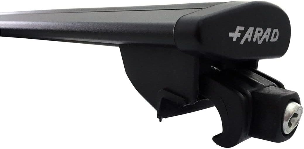 Barre portatutto BM + AERODYNAMIC BLACK in alluminio compatibili con MG MOTOR HS dal 2025 in poi con corrimani bassi railing integrati