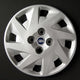 Kit di 4 copricerchi adattabili - per FIAT PUNTO S (seconda serie) versione '99 - diametro 13"