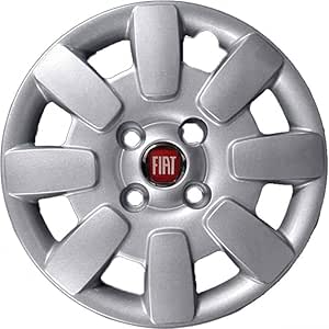 Kit di 4 copricerchi adattabili - per FIAT PANDA modello 2010 - diametro 13"