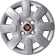 Kit di 4 copricerchi adattabili - per FIAT PANDA modello 2010 - diametro 13"