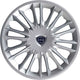 Kit di 4 copricerchi adattabili - per LANCIA YPSILON (logo nuovo)- diametro 15"