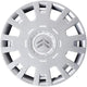 Set of 4 adaptable wheel covers - for CITROEN Berlingo - 15" diameter - with chrome logo