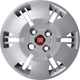 Kit di 4 copricerchi adattabili - per FIAT PANDA NEW Dynamic (LOGO ROSSO) - diametro 13"