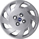 Kit di 4 copricerchi adattabili - per FIAT PUNTO ELX 3p (seconda serie) versione '99 - diametro 14"