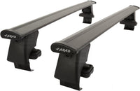 Barre portatutto BS + AERODYNAMIC BLACK compatibili con OPEL GRANDLAND dal 2025 in poi, portapacchi in alluminio per auto senza railing sul tetto