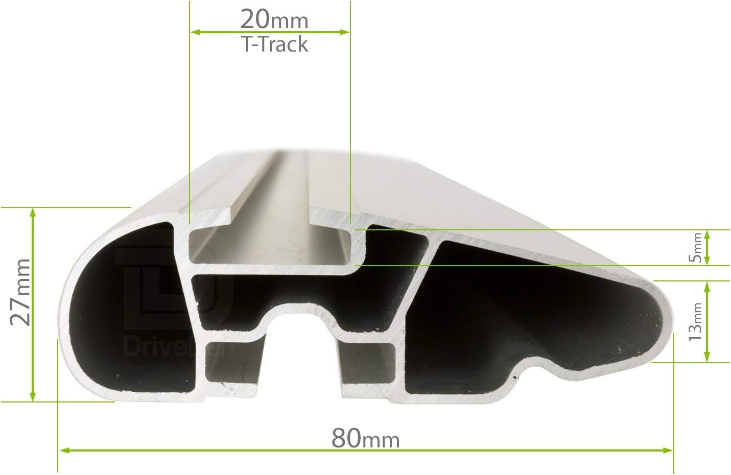 Barre portatutto BM + AERODYNAMIC GREY in alluminio compatibili con BYD YUAN PLUS dal 2022 in poi con corrimani bassi railing integrati
