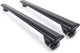 Barre portatutto BM + AERODYNAMIC BLACK in alluminio compatibili con RENAULT SCENIC E-TECH dal 2024 in poi con corrimani bassi railing integrati