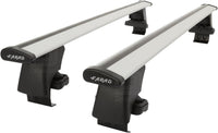 Barre portatutto BS + AERODYNAMIC GREY compatibili con CITROEN E-C4 (5 porte) dal 2025 in poi, portapacchi in alluminio per auto senza railing sul tetto