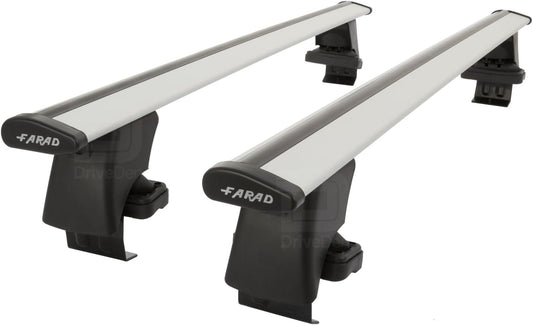 Barre portatutto BS + AERODYNAMIC GREY compatibili con CITROEN E-C5 AIRCROSS dal 2025 in poi, portapacchi in alluminio per auto senza railing sul tetto