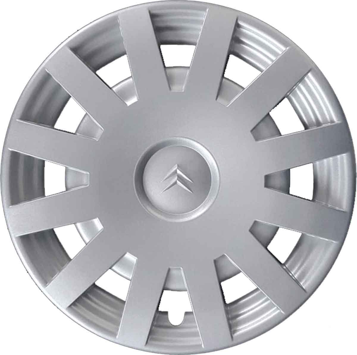 Set of 4 adaptable wheel trims - for CITROEN BERLINGO - diameter 15"