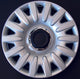 Kit di 4 copricerchi compatibili con FIAT 500L modello 2012 (GRIGIO LUCIDO) - diametro 16"