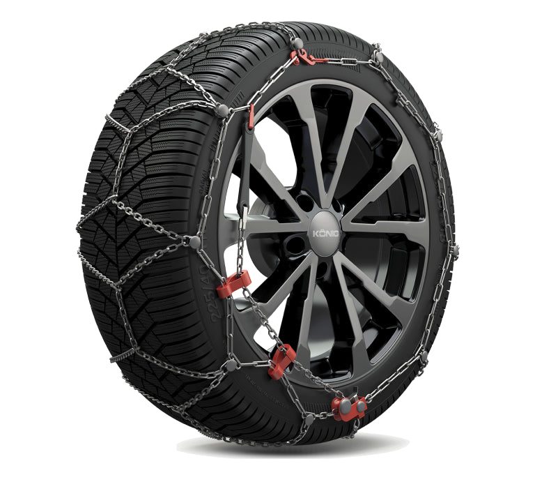 Catene da neve König CB-7 -  Misura 205/55-14 - OMOLOGATE Ö-Norm V5117-EN 16662-1