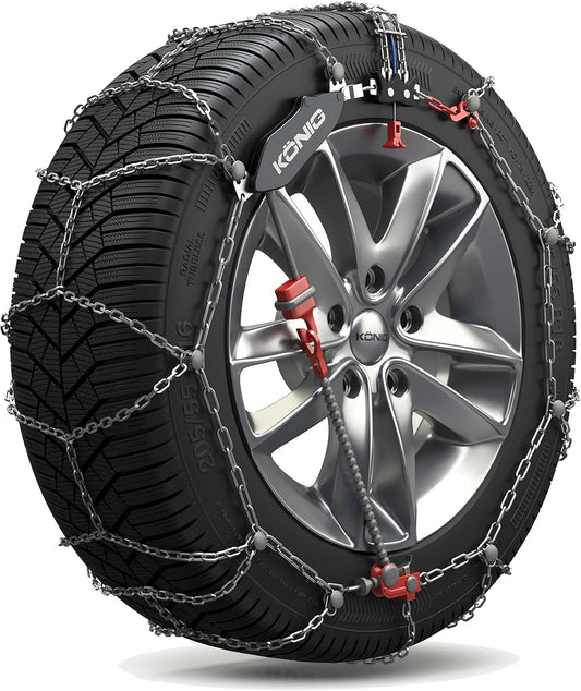 Catene da neve König CS-9 -  Misura 165/80-13 - OMOLOGATE Ö-Norm V5117-EN 16662-1