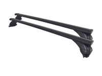 Barre Farad Aerodynamic Black 100cm + Kit HX2 + Kit Link per Volkswagen Cross Polo dal 2010> (5 porte) con Corrimano Basso
