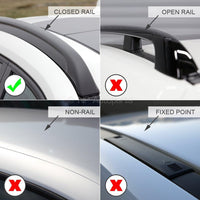 Barre Farad Aerodynamic Black 100cm + Kit HX2 + Kit Link per Volkswagen Cross Polo dal 2010> (5 porte) con Corrimano Basso