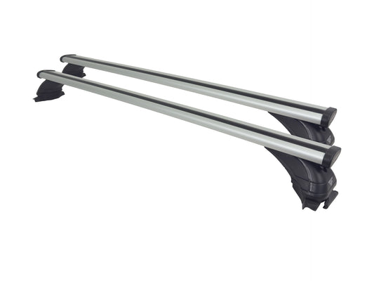 Barre Farad Aerodynamic Silver 100cm + Kit LX1 + Kit Link per Suzuki Vitara dal 2015> (5 porte) con Corrimano Basso