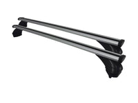 Barre Farad Aerodynamic Silver 120cm + Kit PR15 + Kit Link per Audi Q7 dal 2015> (5 porte) con Corrimano Basso