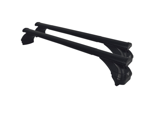 Barre Farad Iron 3 Long + Kit PR15 + Kit Link per Audi Q7 dal 2015> (5 porte) con Corrimano Basso