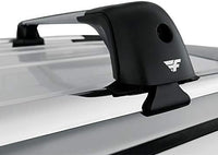 Barre Farad Compact 80-80 Grey + Kit HX1 per Audi A4 Avant - B7 dal 2005-2007 (5 porte) con Corrimano Alto