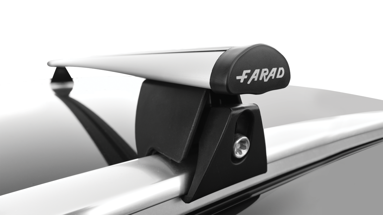 Barre Farad Aluminium 120cm + Kit hilo per Cadillac Srx dal 2005-2009> (5 porte) con Corrimano Alto