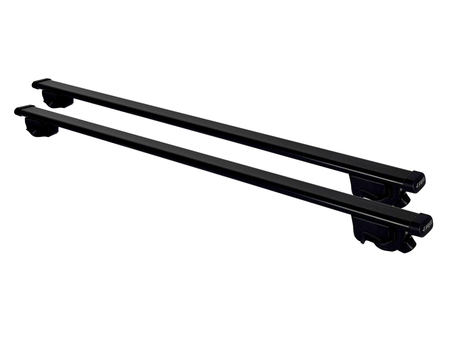 Barre Farad Iron 2 120cm + Kit SM 02 per Audi A6 Allroad - C6 dal 2007-2013 (5 porte) con Corrimano Alto