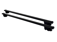 Barre Farad Iron 2 120cm + Kit SM 02 per Audi A6 Allroad - C6 dal 2007-2013 (5 porte) con Corrimano Alto