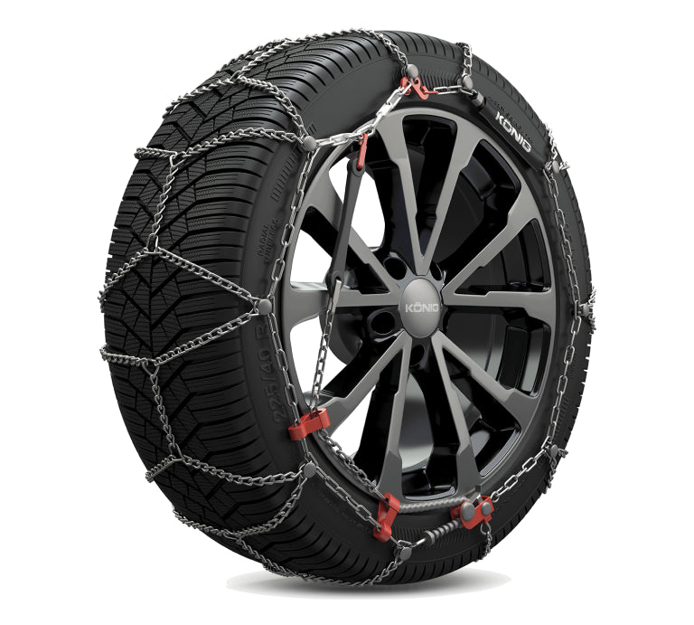 Catene da neve König K-Slim -  Misura 175/65-15 - OMOLOGATE Ö-Norm V5117-EN 16662-1