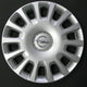 Kit di 4 copricerchi adattabili - per OPEL CORSA modello 2006 -> (LOGO CROMATO) - diametro 14"