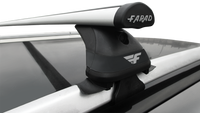 Barre Farad Aluminium 100cm + Kit HX1 + Kit Link per Audi A4 Avant - B7 dal 2005-2007 (5 porte) con Corrimano Alto