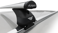 Barre Farad Aluminium 110cm + Kit LX2 + Kit Link per Mercedes Gla (X156) dal 2014-2020 (5 porte) con Corrimano Basso