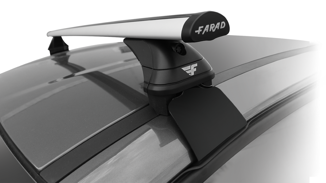 Barre Farad Aluminium 110cm + Kit SX9 + Kit Link per Alfa Tonale dal 2022> (5 porte) con Tetto Standard