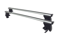 Barre Farad Aerodynamic Silver 140cm + Kit BS 62 per Toyota Corolla Verso dal 2004-2009 (5 porte) con Tetto Standard