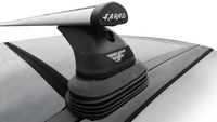 Barre Farad Aerodynamic Silver 110cm + Kit PK1 + Kit Link per Chevrolet Orlando dal 2011> (5 porte) con Tetto Standard