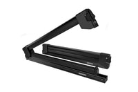 Barre Portatutto Farad BEAMAR 120cm + Portasci YELO BLACK per 6 paia di sci o 4 snowboard per Audi Q5 dal 2017> (5 porte) con Corrimano Basso