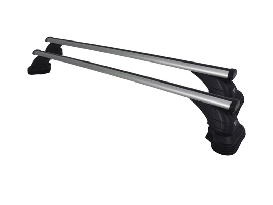 Barre Farad Aluminium 110cm + Kit PR8 + Kit Link per Bmw 3 - E90 dal 2005-2011 (4 porte) con Tetto Standard