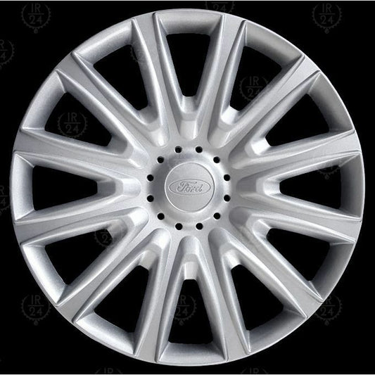 Kit di 4 copricerchi adattabili - per FORD FIESTA (modello 2008 ->) - diametro 15"