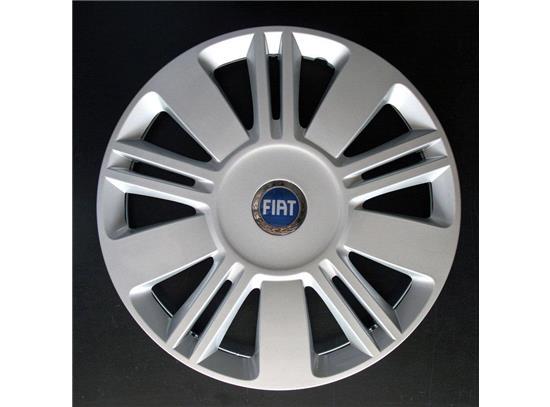 Kit di 4 copricerchi adattabili - per FIAT SEDICI modello 2006 (LOGO BLU)  - diametro 16"