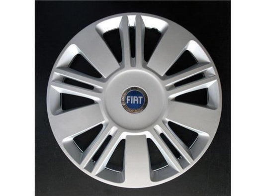 Kit di 4 copricerchi adattabili - per FIAT SEDICI modello 2006 (LOGO BLU)  - diametro 16"