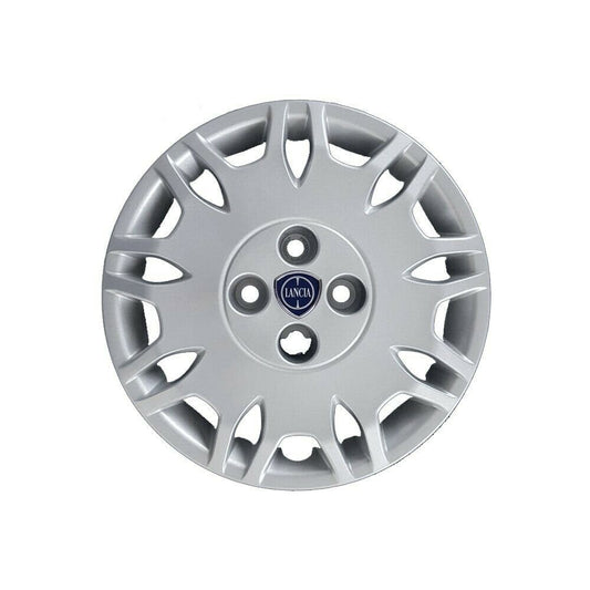 Kit di 4 copricerchi adattabili - per LANCIA YPSILON FASHION (logo nuovo) - diametro 14"