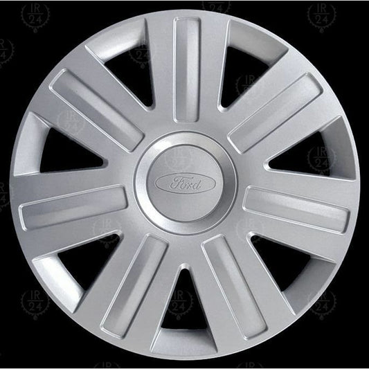 Kit di 4 copricerchi adattabili - per FORD FIESTA modello 2002 - diametro 14"