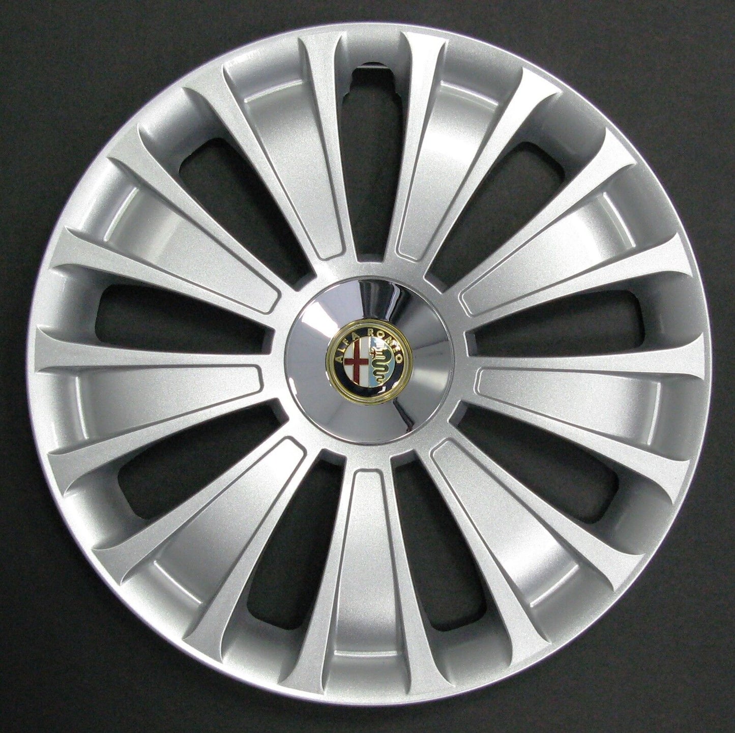 Kit di 4 copricerchi adattabili - per Alfa Mito  - diametro 16"